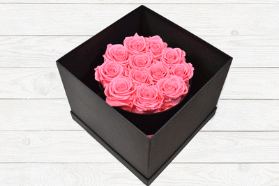 LUXURY PRESERVED ROSES PINK