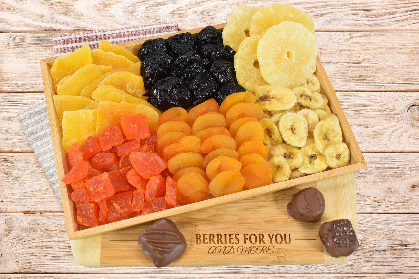 Temptation Gourmet Fruit Assortment Gift Tray