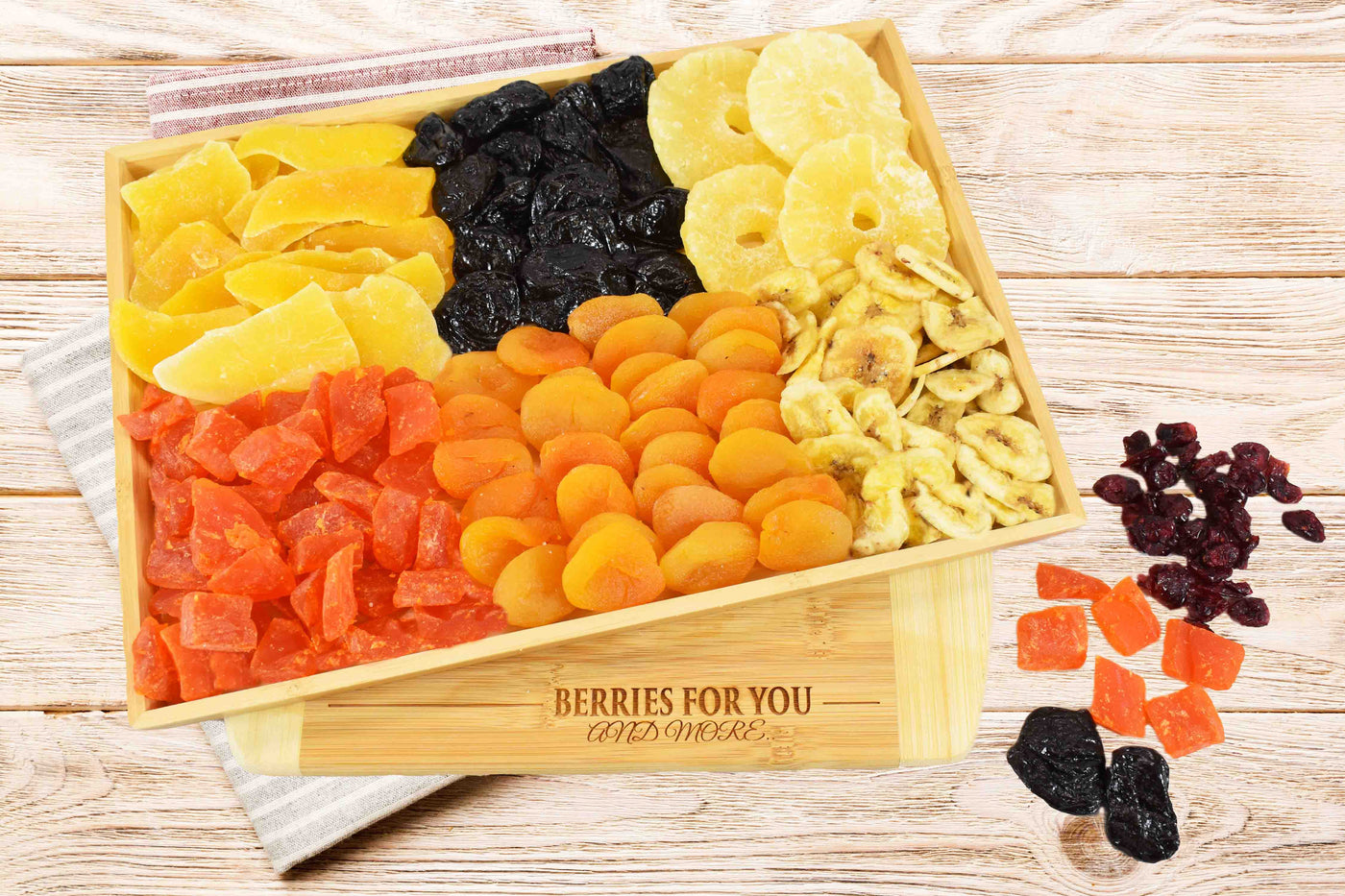Temptation Gourmet Fruit Assortment Gift Tray