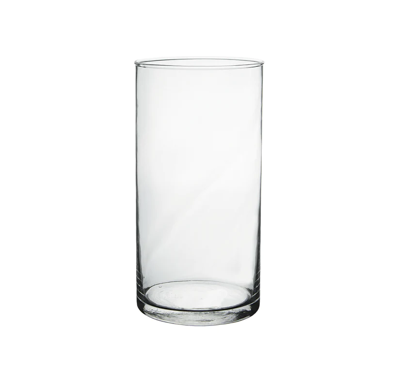 GLASS CYLINDER VASE